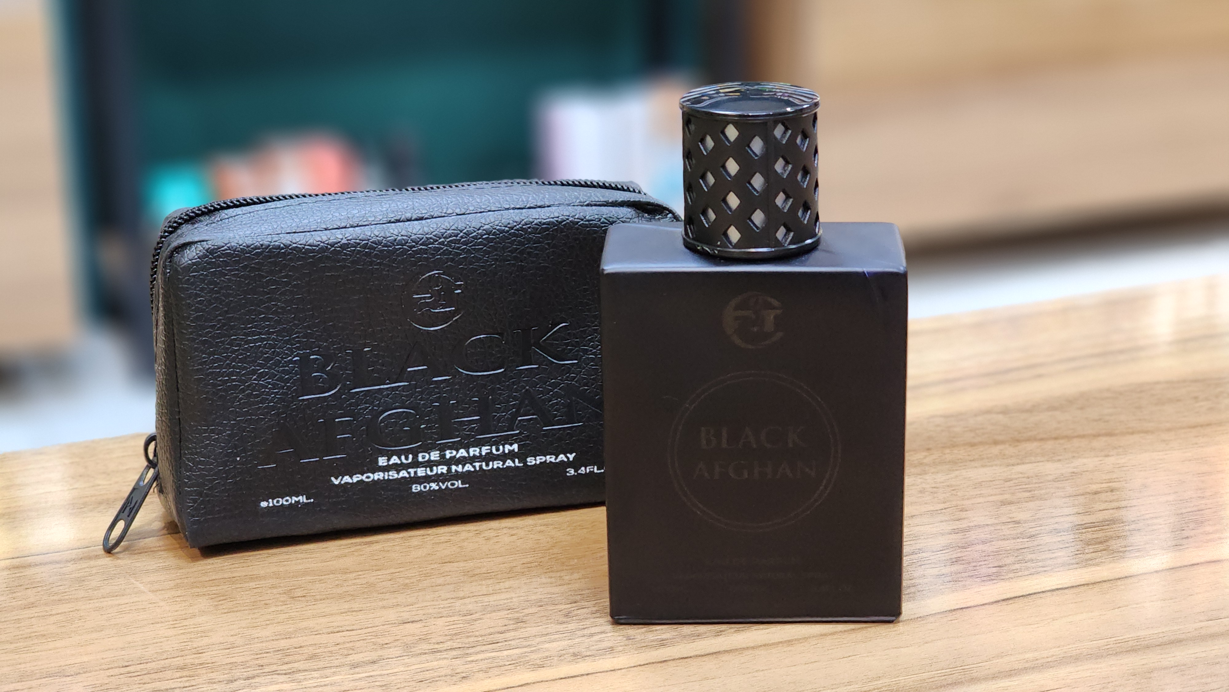 ادکلن بلک افغان چرمی