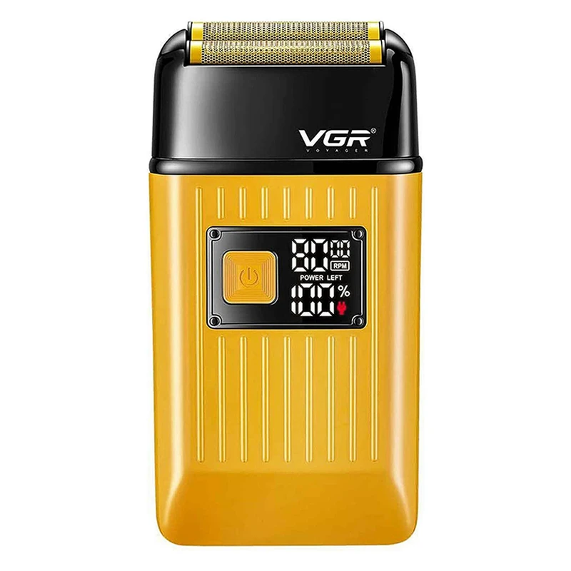 ماشین اصلاح موی سر و صورت وی جی ار مدل V-357 فویلی با تیغه تیتانیوم، ضد آب
